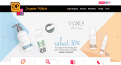 Desktop Screenshot of drogeriepolskie.pl